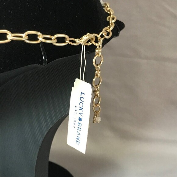 Lucky Brand Gold Tone Chain Fashion Necklace - Picture 3 of 4